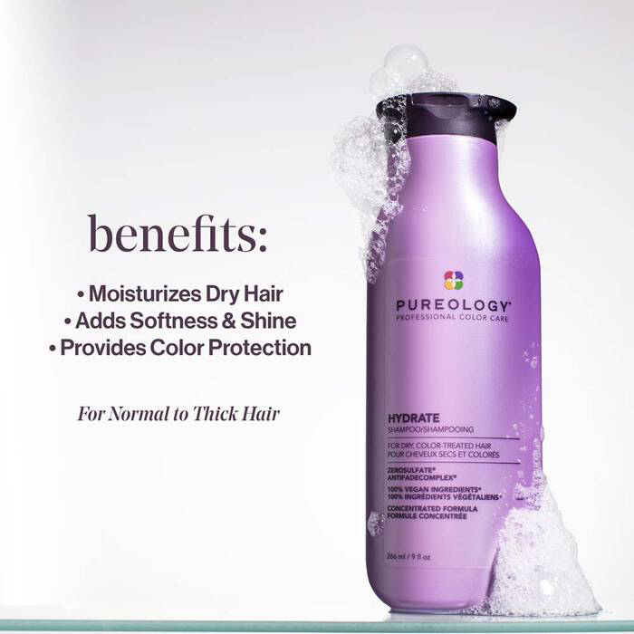 PUREOLOGY- HYDRATE SHAMPOO 9oz