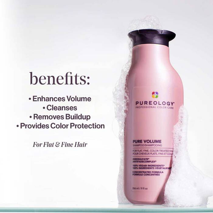 PUREOLOGY- PURE VOLUME SHAMPOO 9oz