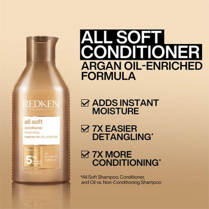 REDKEN - ALL SOFT CONDITIONER 10.1oz